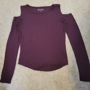Mudd Purple Long Sleeve Size Medium